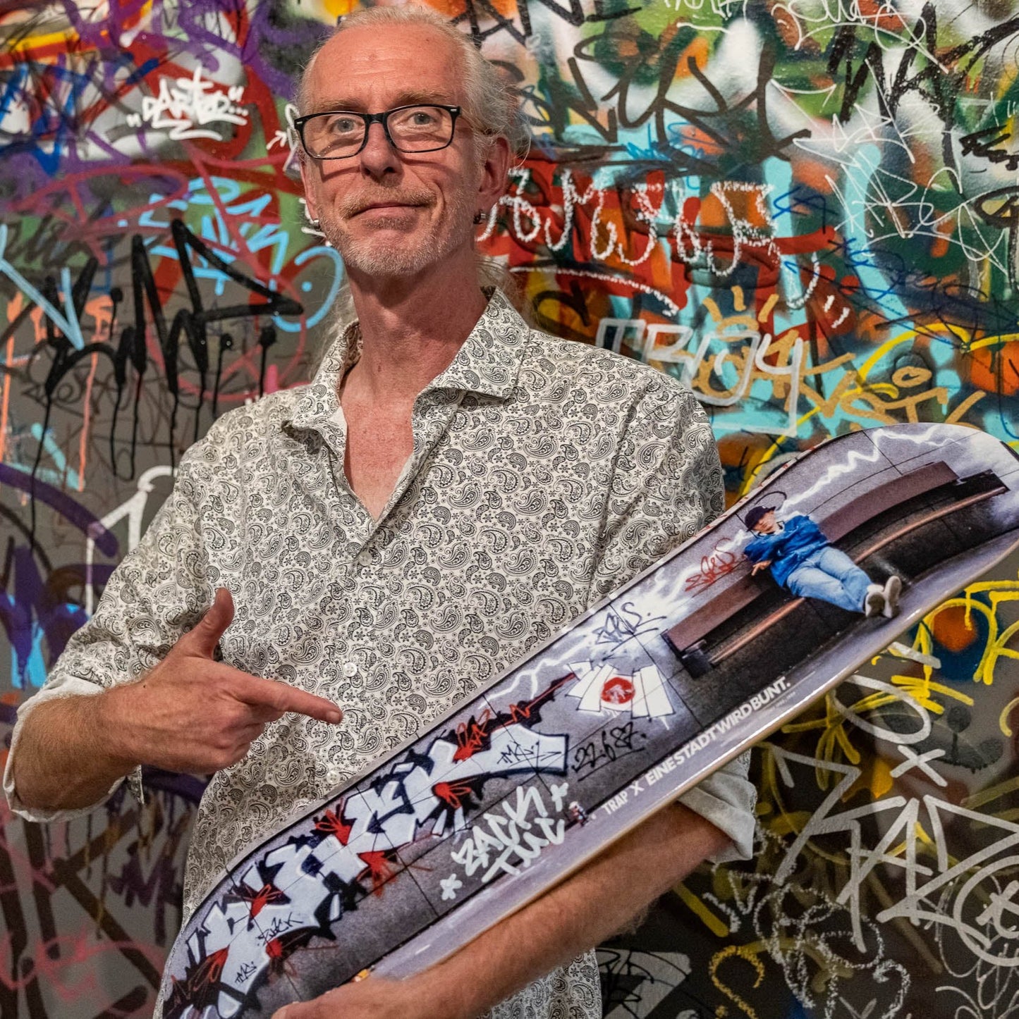 TRAP x EINE STADT WIRD BUNT. Oldschool Skateboard Serie: ZACK, 1987