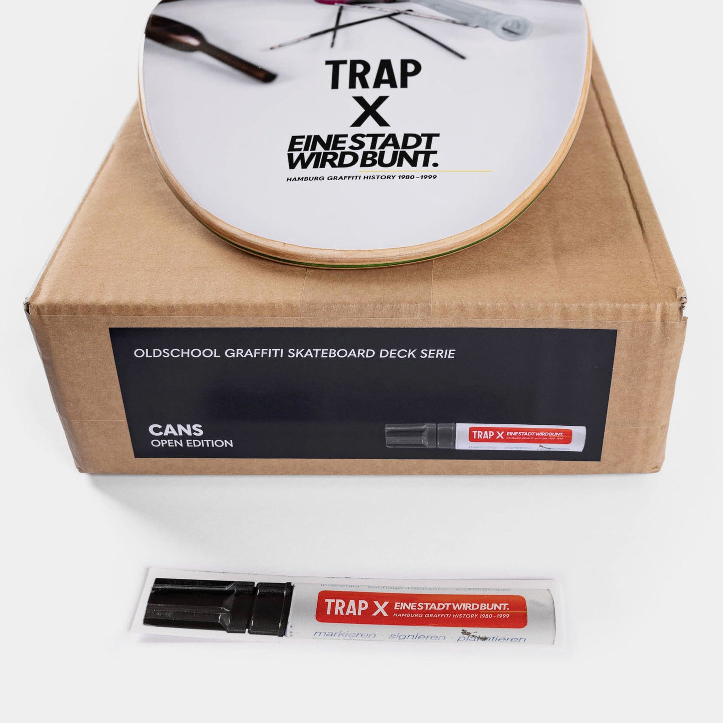TRAP x EINE STADT WIRD BUNT. Oldschool Skateboard Serie: CANS