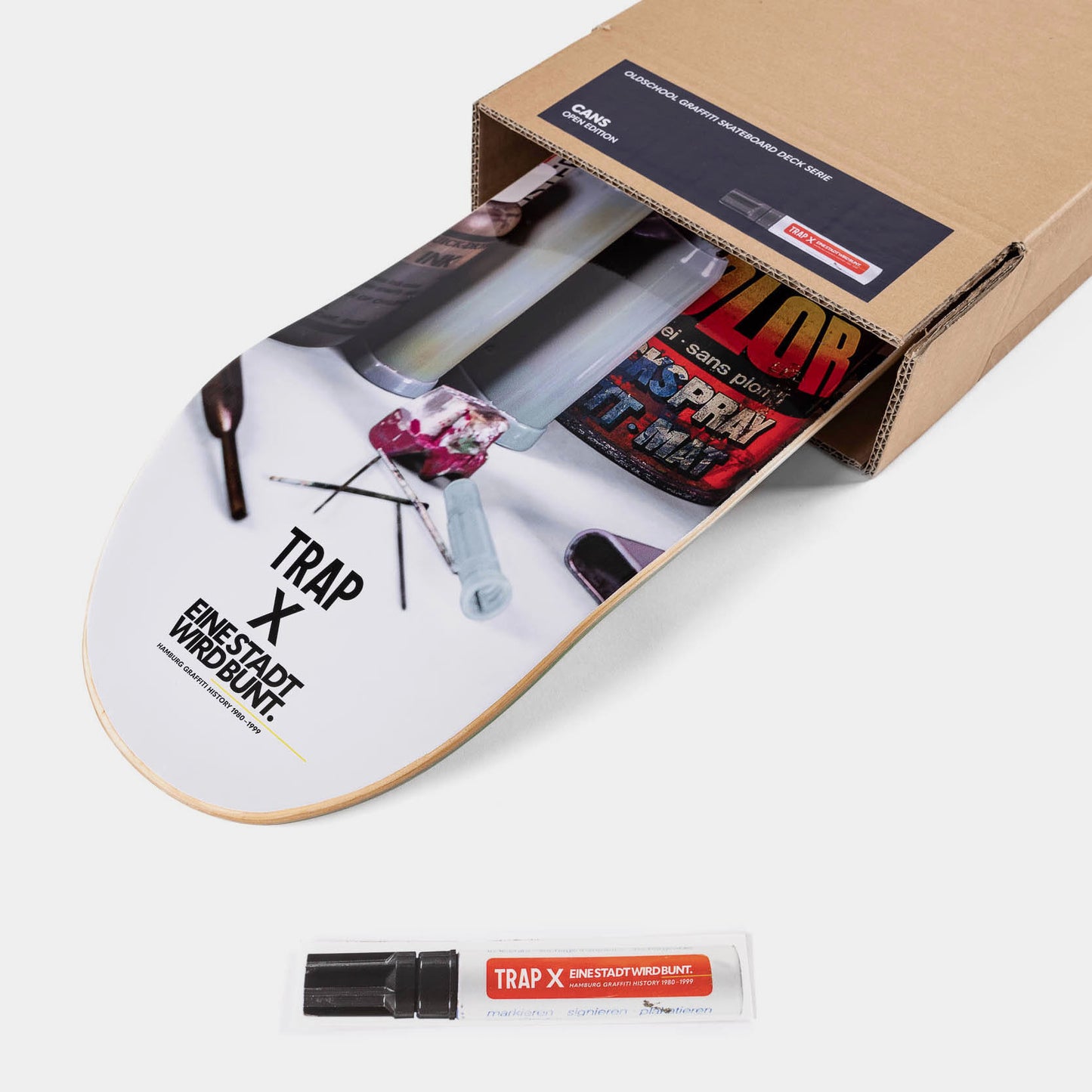 TRAP x EINE STADT WIRD BUNT. Oldschool Skateboard Serie: CANS