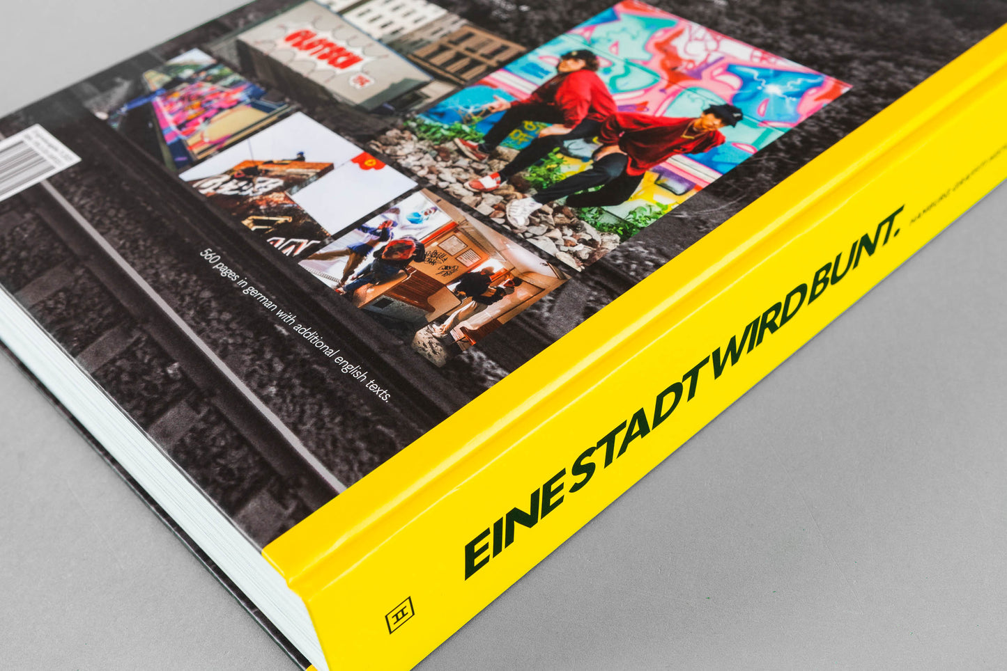 EINE STADT WIRD BUNT. Buch