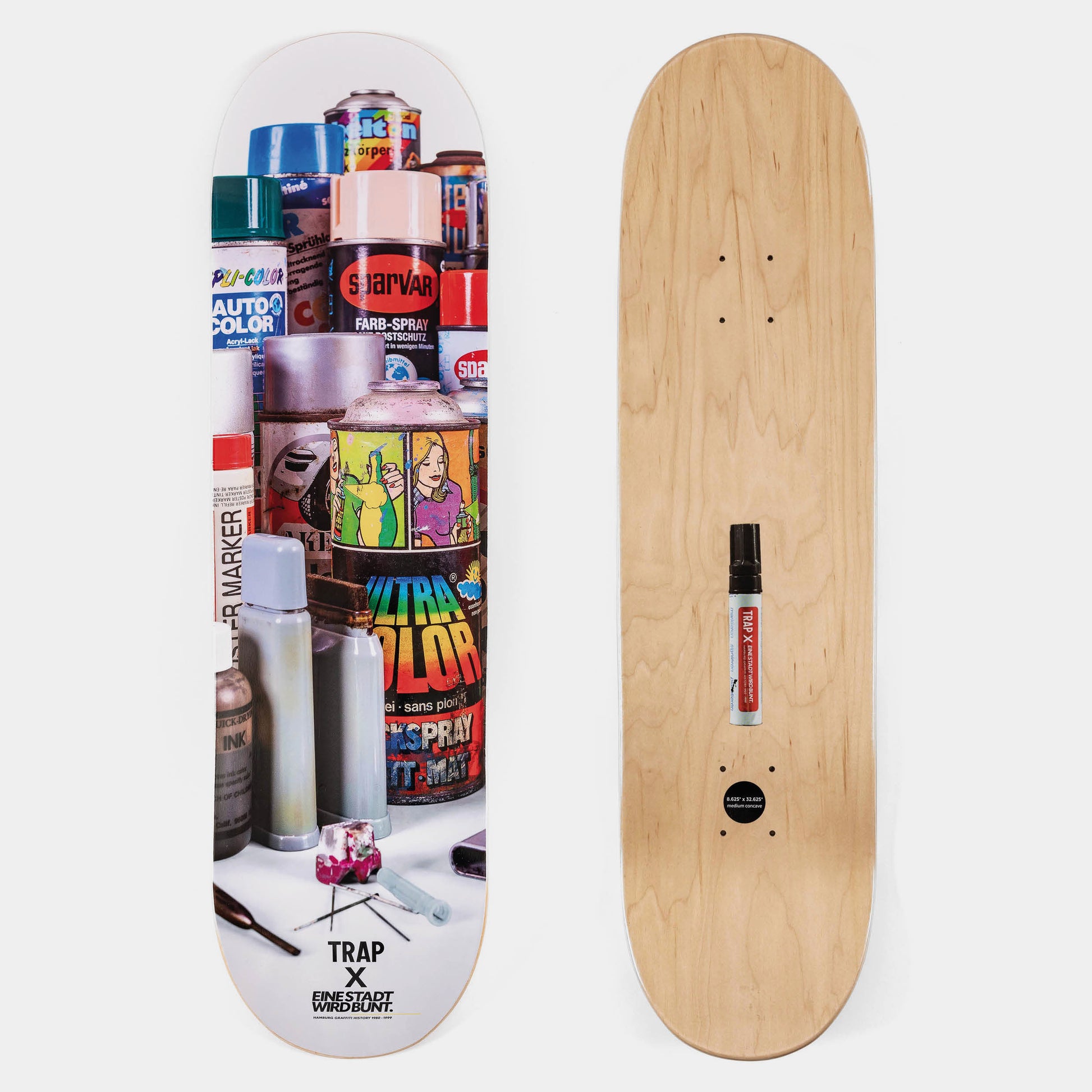 TRAP x EINE STADT WIRD BUNT. Oldschool Skateboard Serie: CANS